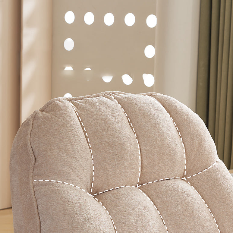 Moderno poltrona poltrona in metallo in metallo in metallo rocker girevole