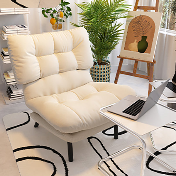 Scandinavian Recliner Chair Metal Manual Recliner Chair with Footrest Clearhalo 'Chairs & Seating' 'furn' 'furn_recliners' 'Furniture' 'Living Room Furniture' 'Recliners' 7475050