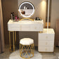 Glam Bedroom Vanity Dressing Table Stone Makeup Vanity Desk with Drawer