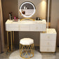 Glam Bedroom Vanity Dressing Table Stone Makeup Vanity Desk with Drawer