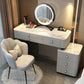 Glam Bedroom Vanity Dressing Table Stone Makeup Vanity Desk with Drawer