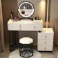 Glam Bedroom Vanity Dressing Table Stone Makeup Vanity Desk with Drawer