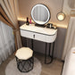 Modern Bedroom Vanity Dressing Table Mirror Wood Makeup Vanity Desk with Drawer