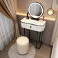 Modern Bedroom Vanity Dressing Table Mirror Wood Makeup Vanity Desk with Drawer