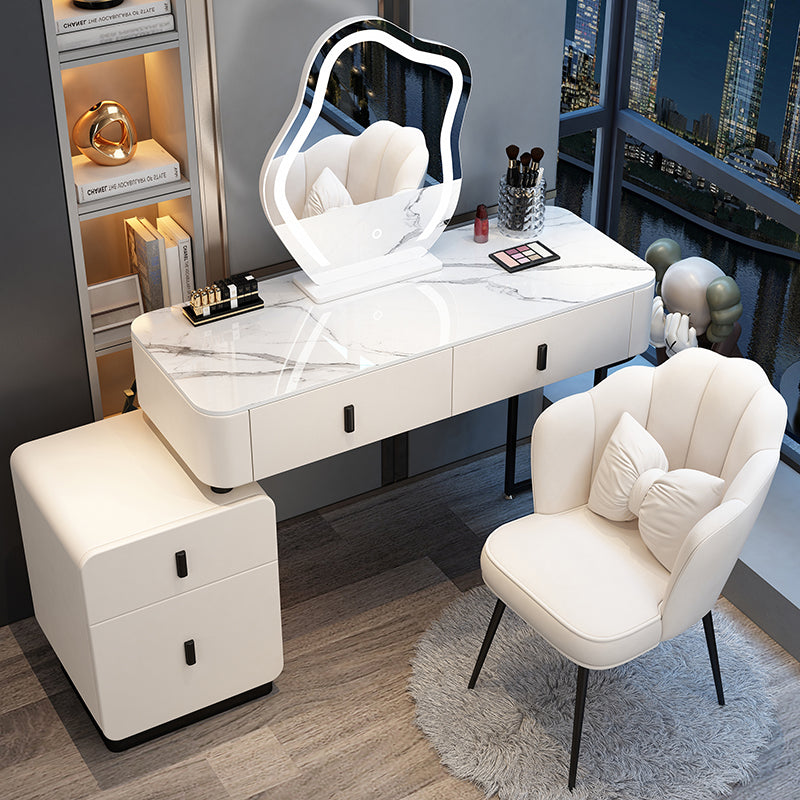 Contemporary Bedroom Vanity Dressing Table Wood Makeup Vanity Desk