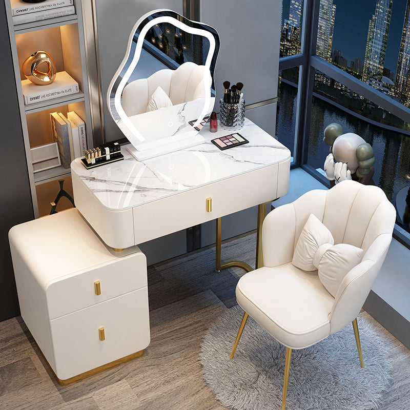 Contemporary Bedroom Vanity Dressing Table Wood Makeup Vanity Desk