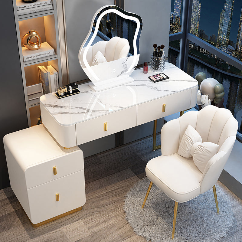 Contemporary Bedroom Vanity Dressing Table Wood Makeup Vanity Desk