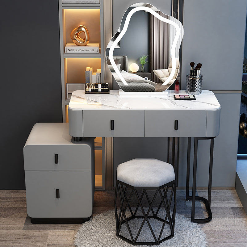 Contemporary Bedroom Vanity Dressing Table Wood Makeup Vanity Desk