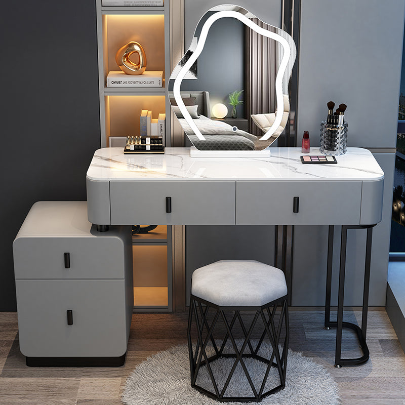Contemporary Bedroom Vanity Dressing Table Wood Makeup Vanity Desk