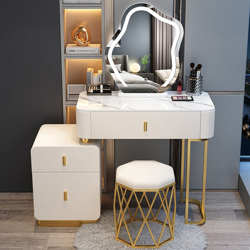 Contemporary Bedroom Vanity Dressing Table Wood Makeup Vanity Desk