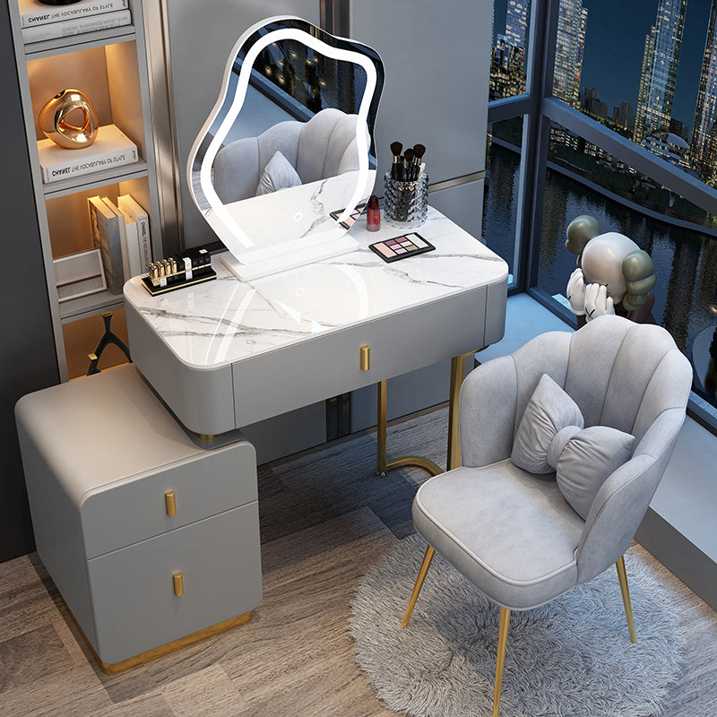 Contemporary Bedroom Vanity Dressing Table Wood Makeup Vanity Desk