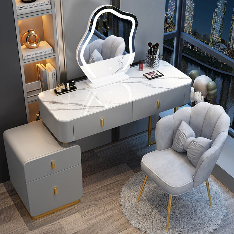 Contemporary Bedroom Vanity Dressing Table Wood Makeup Vanity Desk