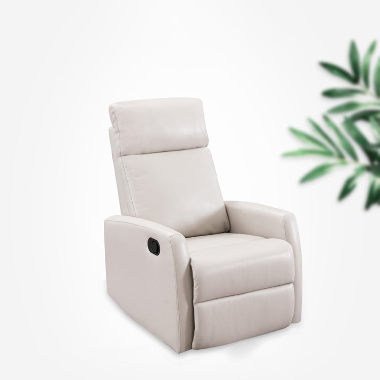 Sedia reclinabile in pelle reclinabile standard in petrolio