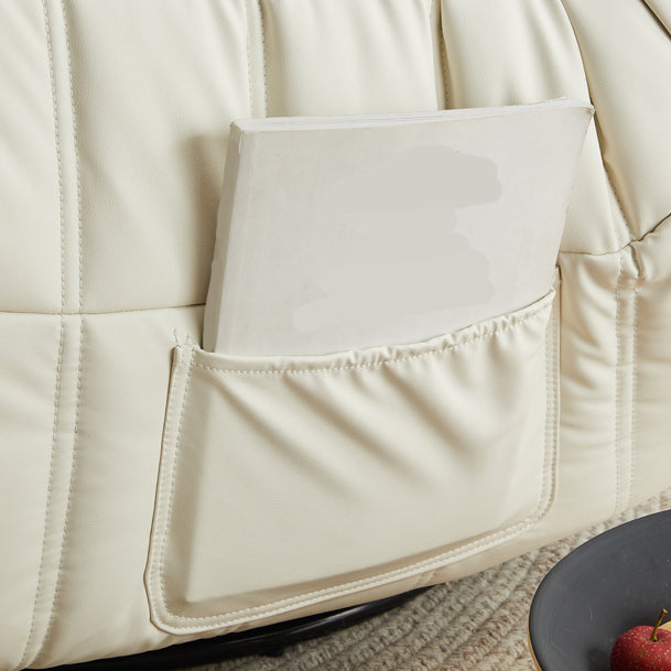 Sedia reclinabile in pelle reclinabile in pelle reclinabile in vetro reclinabile a colori.