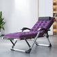 Modern Style Metal Frame Standard Recliner Foldable Recliner Chair Violet Clearhalo 'Chairs & Seating' 'furn' 'furn_recliners' 'Furniture' 'Living Room Furniture' 'Recliners' 7475533