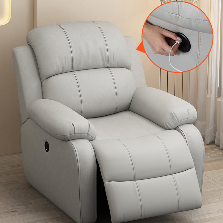 Moderna sedia reclinabile in legno in legno standard a colori solidi