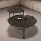Contemporary Cocktail Table 3 Legs Glass Coffee Cocktail Table Clearhalo 'Coffee & Accent Tables' 'Coffee Tables' 'coffee_tables' 'furn' 'furn_coffee_tables' 'Furniture' 'Living Room Furniture' 7475630