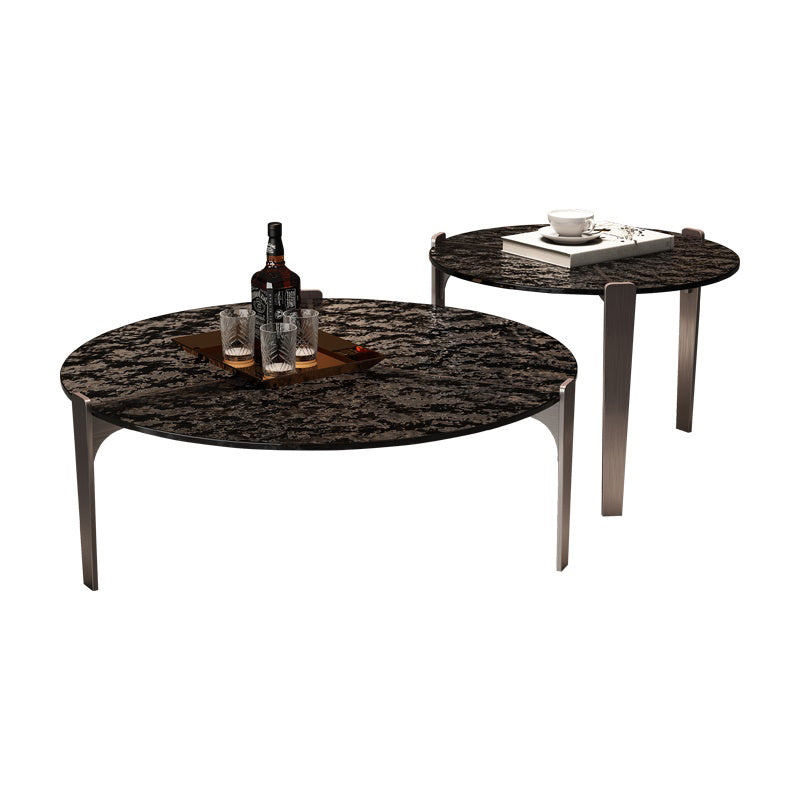 Contemporary Cocktail Table 3 Legs Glass Coffee Cocktail Table Clearhalo 'Coffee & Accent Tables' 'Coffee Tables' 'coffee_tables' 'furn' 'furn_coffee_tables' 'Furniture' 'Living Room Furniture' 7475632