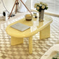 4 Legs Coffee Cocktail Table Wooden Oval Coffee or End Table Clearhalo 'Coffee & Accent Tables' 'Coffee Tables' 'coffee_tables' 'furn' 'furn_coffee_tables' 'Furniture' 'Living Room Furniture' 7475656