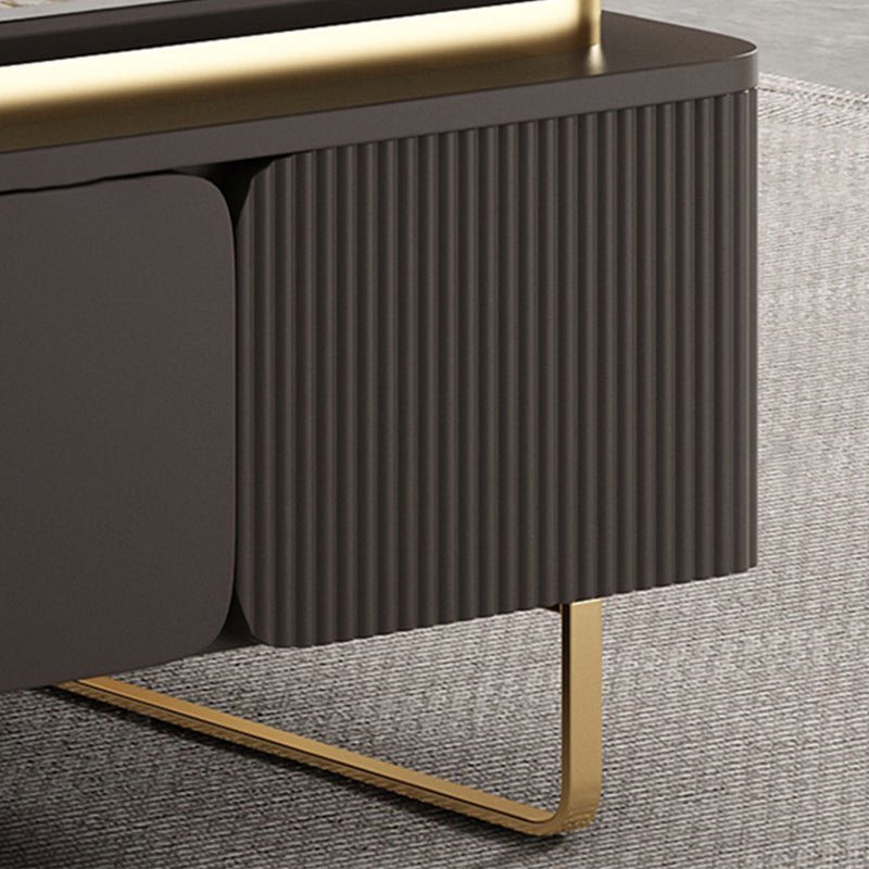27" Wide Glam Cocktail Table Rectangle Stone Coffee Table with Drawer Clearhalo 'Coffee & Accent Tables' 'Coffee Tables' 'coffee_tables' 'furn' 'furn_coffee_tables' 'Furniture' 'Living Room Furniture' 7475687