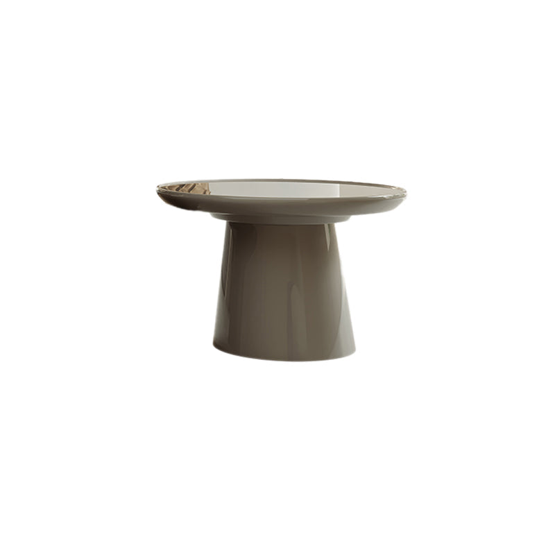 Table de cocktail contemporaine sur pied Table de cocktail basse en bois