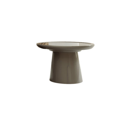 Table de cocktail contemporaine sur pied Table de cocktail basse en bois