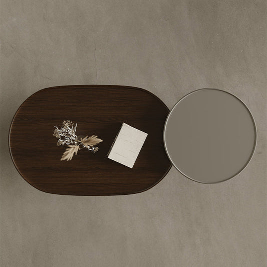 Mesa de cóctel contemporánea Pedestal Cóctel de madera Cóctel