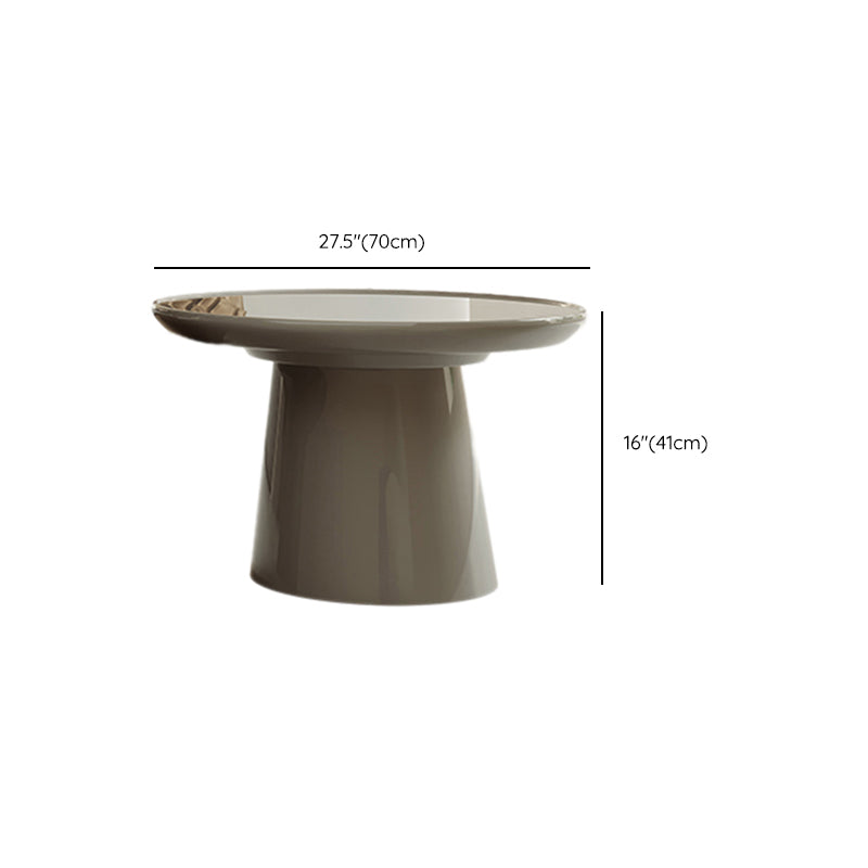 Table de cocktail contemporaine sur pied Table de cocktail basse en bois