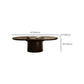Table de cocktail contemporaine sur pied Table de cocktail basse en bois