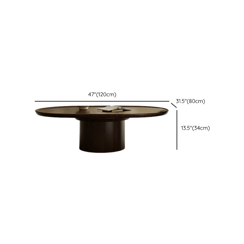 Table de cocktail contemporaine sur pied Table de cocktail basse en bois