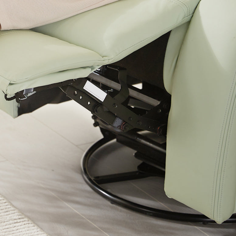 Contemporary Standard Recliner Metal Swivel Rocker Indoor Solid Color Clearhalo 'Chairs & Seating' 'furn' 'furn_recliners' 'Furniture' 'Living Room Furniture' 'Recliners' 7475902