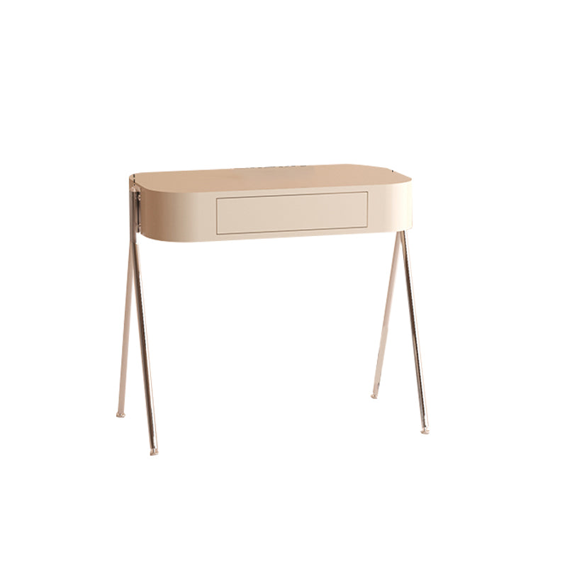 Eigentijdse houten ijdelheid kleedtafel slaapkamer make -up ijdelheid bureau met lade