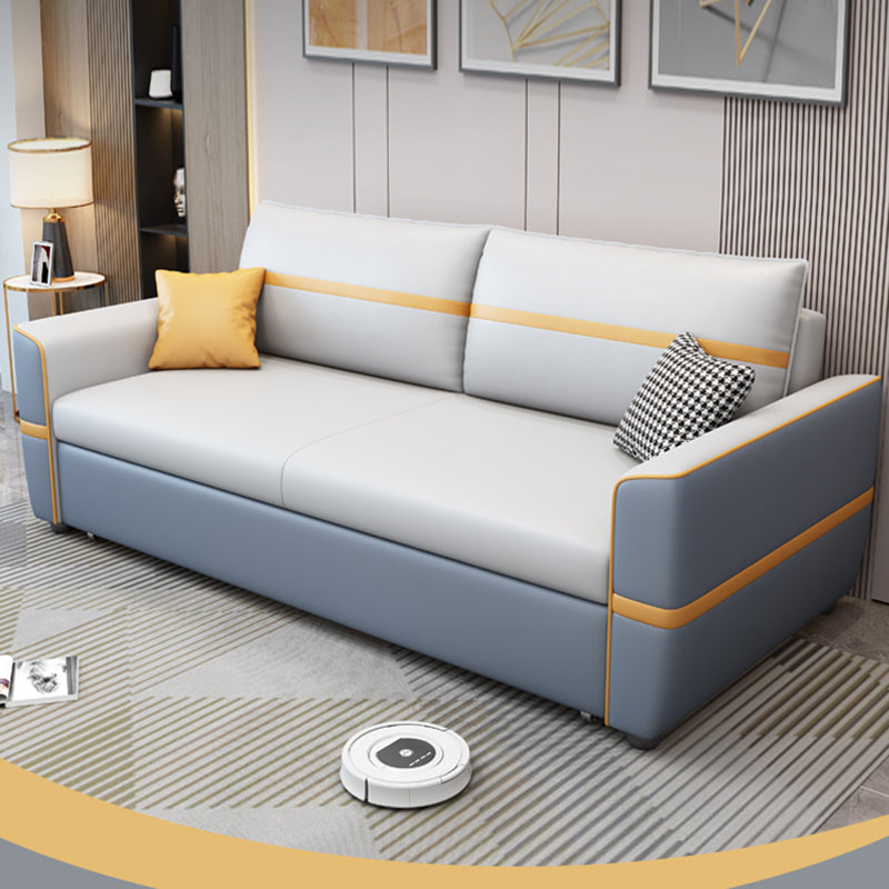 Divano convertibili convertibili imbottiti divano per dormiente in vetrina con archiviazione