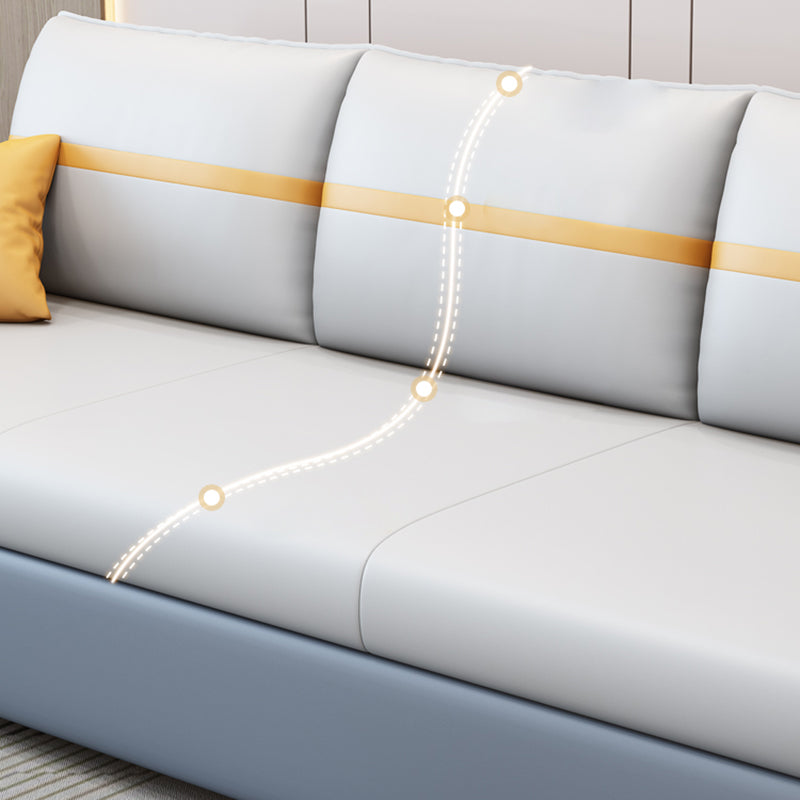 Divano convertibili convertibili imbottiti divano per dormiente in vetrina con archiviazione