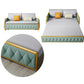 Divano a braccia quadrati letto in pelle in pelle glam cuscino pieghevole tornatore divano dormiente