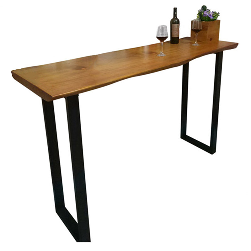Industrial Style Solid Wood Pub Dining Set 1/2/4/6 Pcs Rectangular Pub Set for Home Table 1 Piece Clearhalo 'Bar Furniture' 'furn' 'furn_home_bar_bar_sets' 'Furniture' 'Home Bars & Bar Sets' 'home_bar_bar_sets' 'Kitchen & Dining Furniture' 7476664
