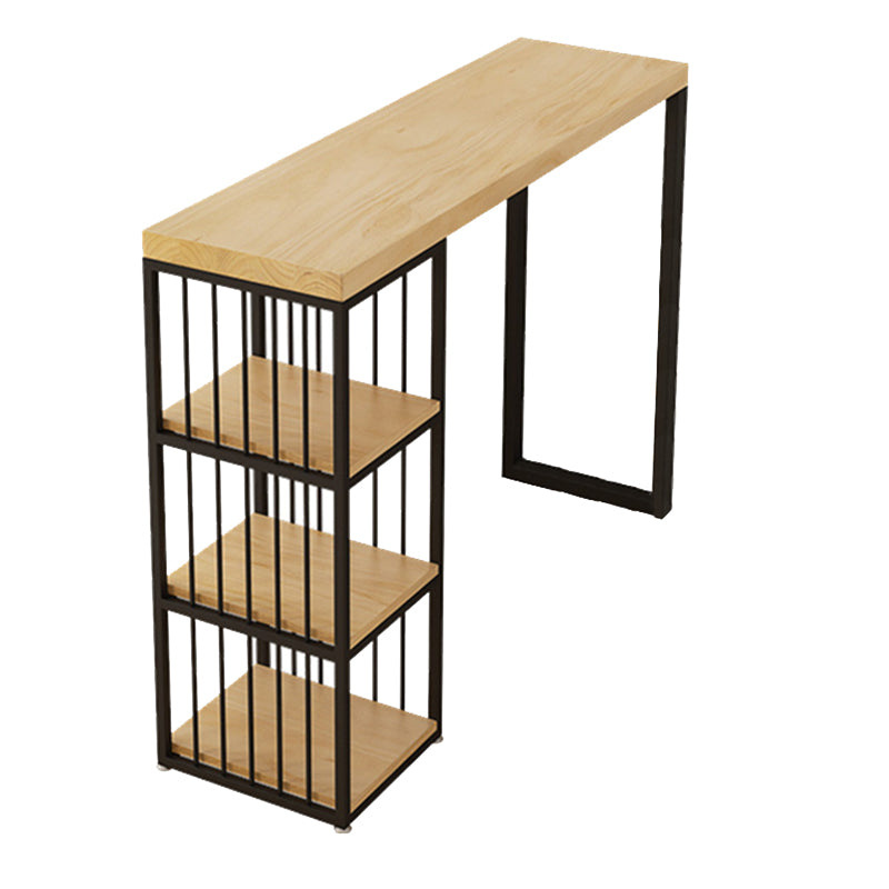 Juego de mesa de bar rectangular moderno, juego de mesa de bar de madera maciza de 1/2/3 piezas