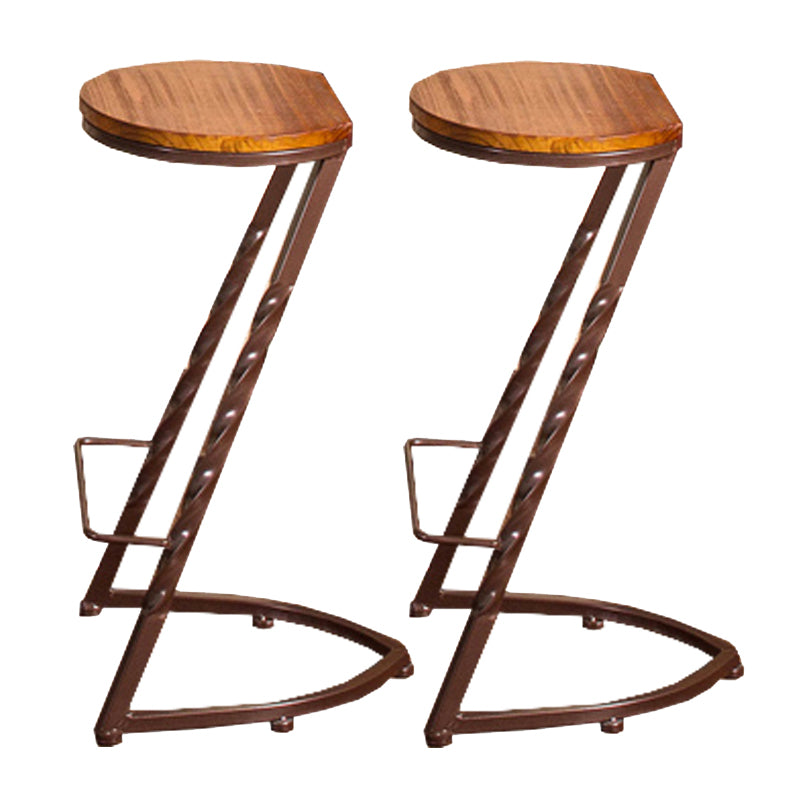 Industrial Style Solid Wood Pub Dining Set 1/2/5 Pcs Rectangular Pub Set for Home Chair(s) None Brown Clearhalo 'Bar Furniture' 'furn' 'furn_home_bar_bar_sets' 'Furniture' 'Home Bars & Bar Sets' 'home_bar_bar_sets' 'Kitchen & Dining Furniture' 7476700