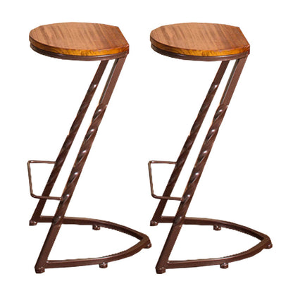 Industrial Style Solid Wood Pub Dining Set 1/2/5 Pcs Rectangular Pub Set for Home Chair(s) None Brown Clearhalo 'Bar Furniture' 'furn' 'furn_home_bar_bar_sets' 'Furniture' 'Home Bars & Bar Sets' 'home_bar_bar_sets' 'Kitchen & Dining Furniture' 7476700