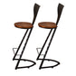 Industrial Style Solid Wood Pub Dining Set 1/2/5 Pcs Rectangular Pub Set for Home Chair(s) None Black-Brown Clearhalo 'Bar Furniture' 'furn' 'furn_home_bar_bar_sets' 'Furniture' 'Home Bars & Bar Sets' 'home_bar_bar_sets' 'Kitchen & Dining Furniture' 7476701