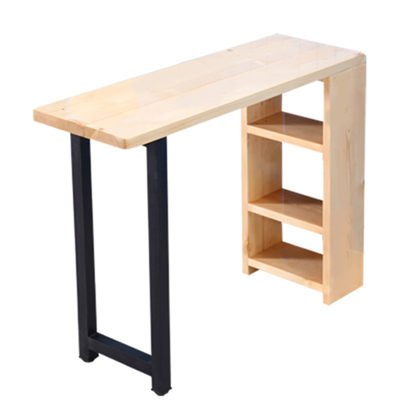 Modern Rectangle Bar Table Set 1/3 Pcs Wooden Brown Bar Table Set Table 1 Piece Clearhalo 'Bar Furniture' 'furn' 'furn_home_bar_bar_sets' 'Furniture' 'Home Bars & Bar Sets' 'home_bar_bar_sets' 'Kitchen & Dining Furniture' 7476717