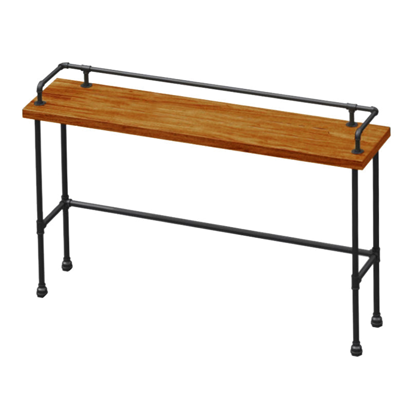 Set da pranzo da pub in legno massello stile industriale Set da pub rettangolare da 1/2/4 pezzi per la casa