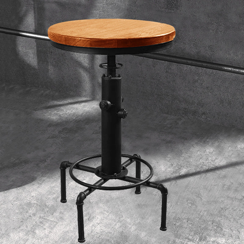 Set da pranzo da pub in legno massello stile industriale Set da pub rettangolare da 1/2/4 pezzi per la casa