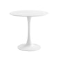 Simplicity Style Round Table Wood Dining Site Table with Tulip Base Clearhalo 'Dining Tables & Seating' 'Dining Tables' 'dining_table' 'furn' 'furn_dining_table' 'Furniture' 'Kitchen & Dining Furniture' 7476808