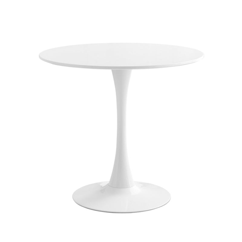 Simplicity Style Round Table Wood Dining Site Table with Tulip Base Clearhalo 'Dining Tables & Seating' 'Dining Tables' 'dining_table' 'furn' 'furn_dining_table' 'Furniture' 'Kitchen & Dining Furniture' 7476808
