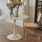 Simplicity Style Round Table Wood Dining Site Table with Tulip Base Clearhalo 'Dining Tables & Seating' 'Dining Tables' 'dining_table' 'furn' 'furn_dining_table' 'Furniture' 'Kitchen & Dining Furniture' 7476812