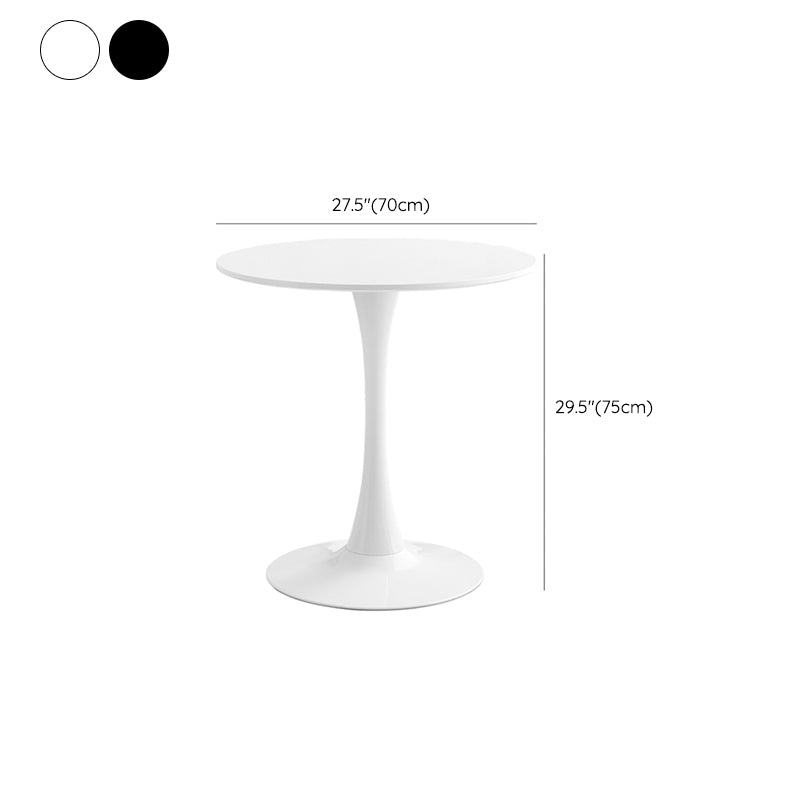 Simplicity Style Round Table Wood Dining Site Table with Tulip Base Clearhalo 'Dining Tables & Seating' 'Dining Tables' 'dining_table' 'furn' 'furn_dining_table' 'Furniture' 'Kitchen & Dining Furniture' 7476815