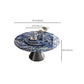 Metal Pedestal Dining Table Round Stone Top Dining Table for Dining Room Clearhalo 'Dining Tables & Seating' 'Dining Tables' 'dining_table' 'furn' 'furn_dining_table' 'Furniture' 'Kitchen & Dining Furniture' 7476839