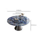 Metal Pedestal Dining Table Round Stone Top Dining Table for Dining Room Clearhalo 'Dining Tables & Seating' 'Dining Tables' 'dining_table' 'furn' 'furn_dining_table' 'Furniture' 'Kitchen & Dining Furniture' 7476842