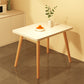 Modern Table Tripod Base Dining Table for Kitchen Dining Room White 31"L x 20"W x 29"H Without Chairs Clearhalo 'Dining Tables & Seating' 'Dining Tables' 'dining_table' 'furn' 'furn_dining_table' 'Furniture' 'Kitchen & Dining Furniture' 7476862